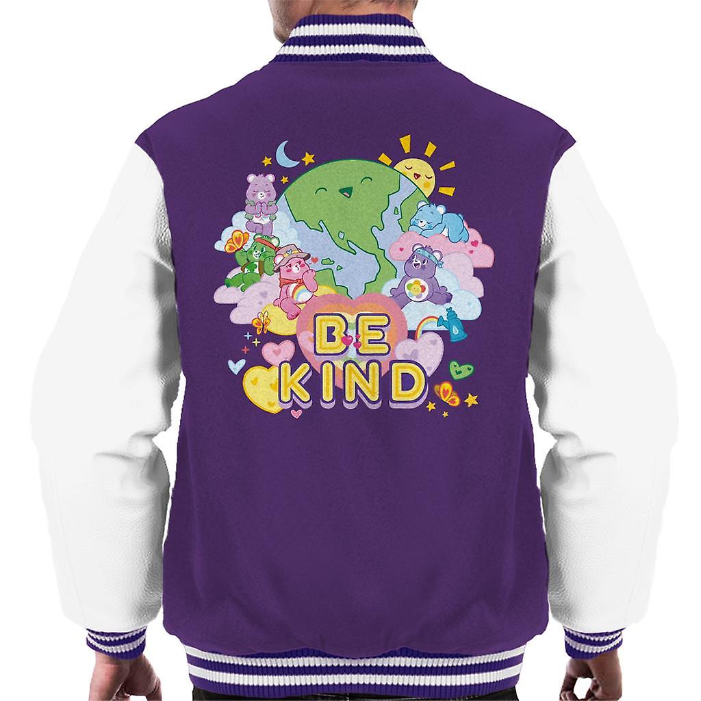 Care Bears låse Magic Be Kind On Earth Mænd's Varsity Jacket
