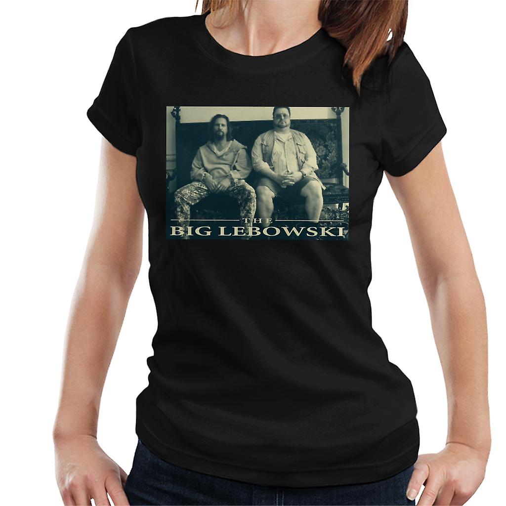 The Big Lebowski The Dude And Walter Sofa Women's T-Shirt