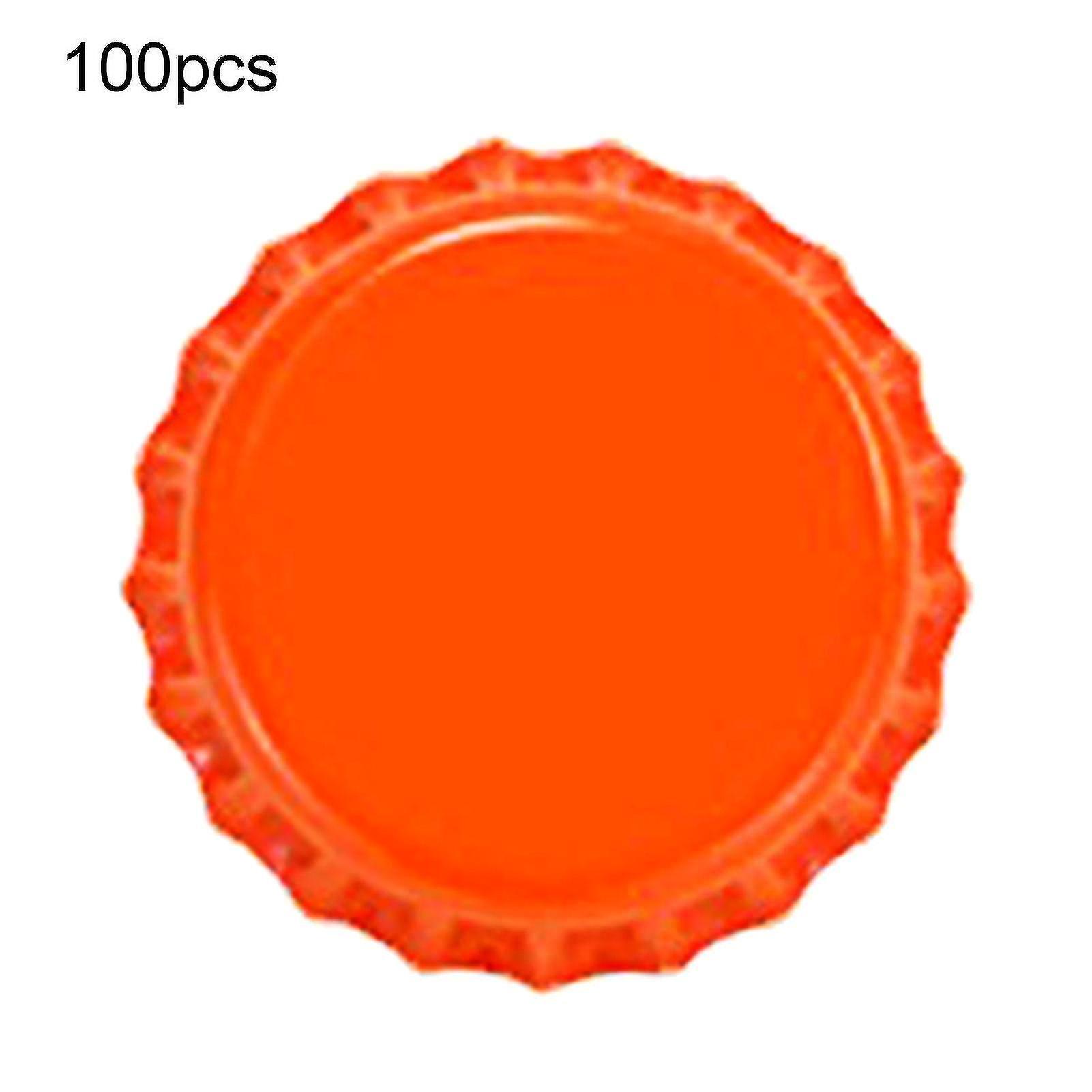 100pcs Flaschenverschlüsse Robuste Konstrukt Anti-Deform-Weißblech Mini Bier Getränkekappen für zu Hause