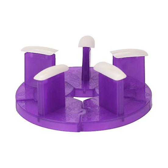 1 Set Nail Display Stand Detachable Smooth Edge Compact Size Reusable Present Nail Art Plastic Manicure