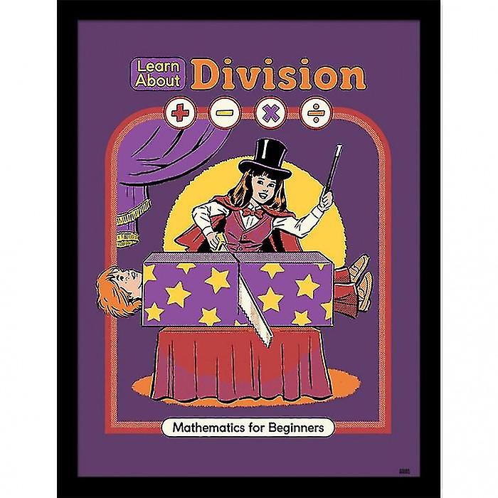 Steven Rhodes Learn About Division Framed Poster