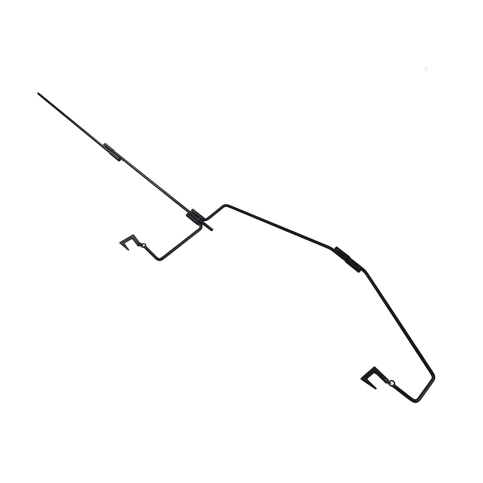 Camping Lantern Stand Portable 5 Sections Lamp Pole Stable Sturdy Iron Lamp Hanger Rack with Storage Bag for Fishing