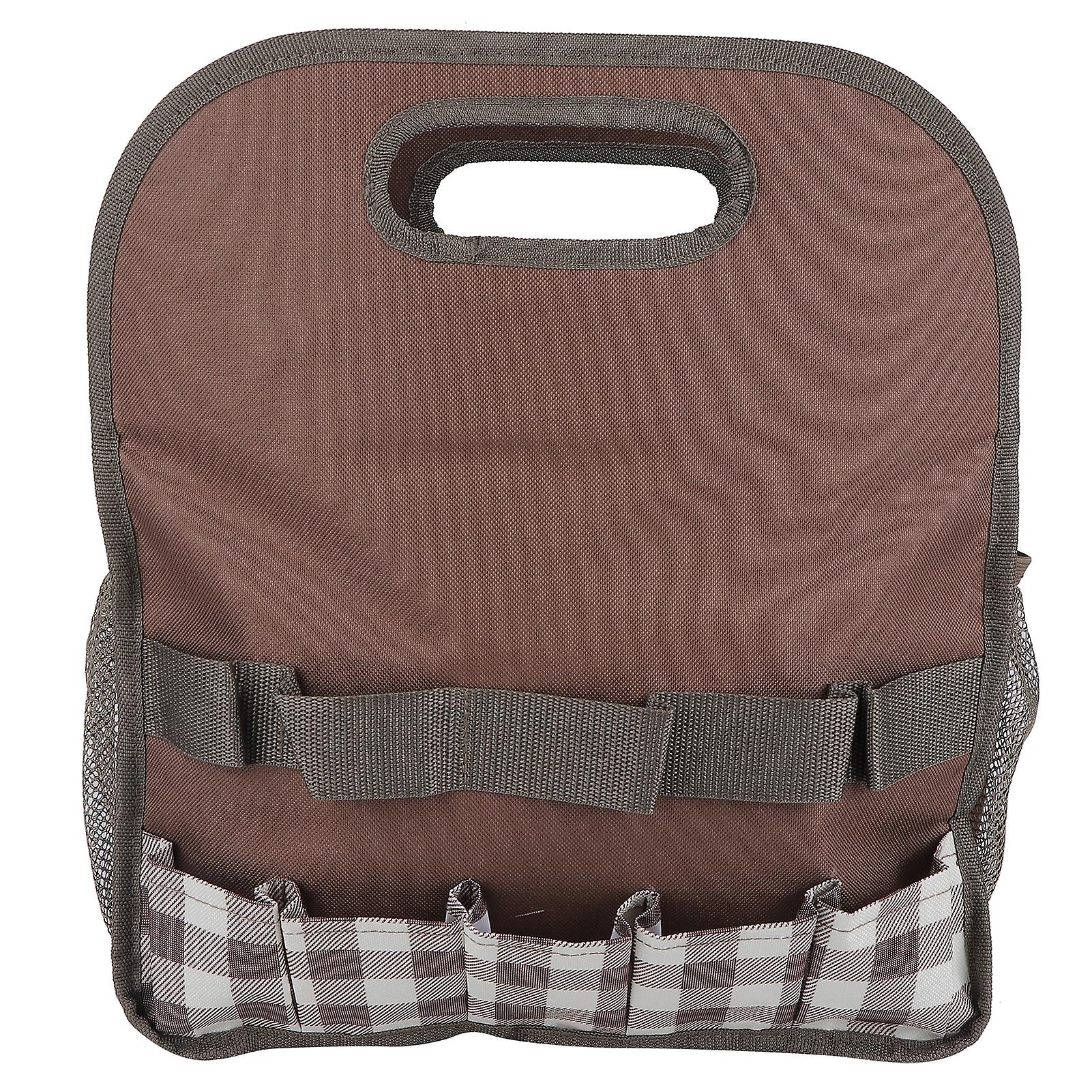 Tool Bag Portable 600D Oxford Cloth Garden Tools Storage Organizer with Multiple Compartments p