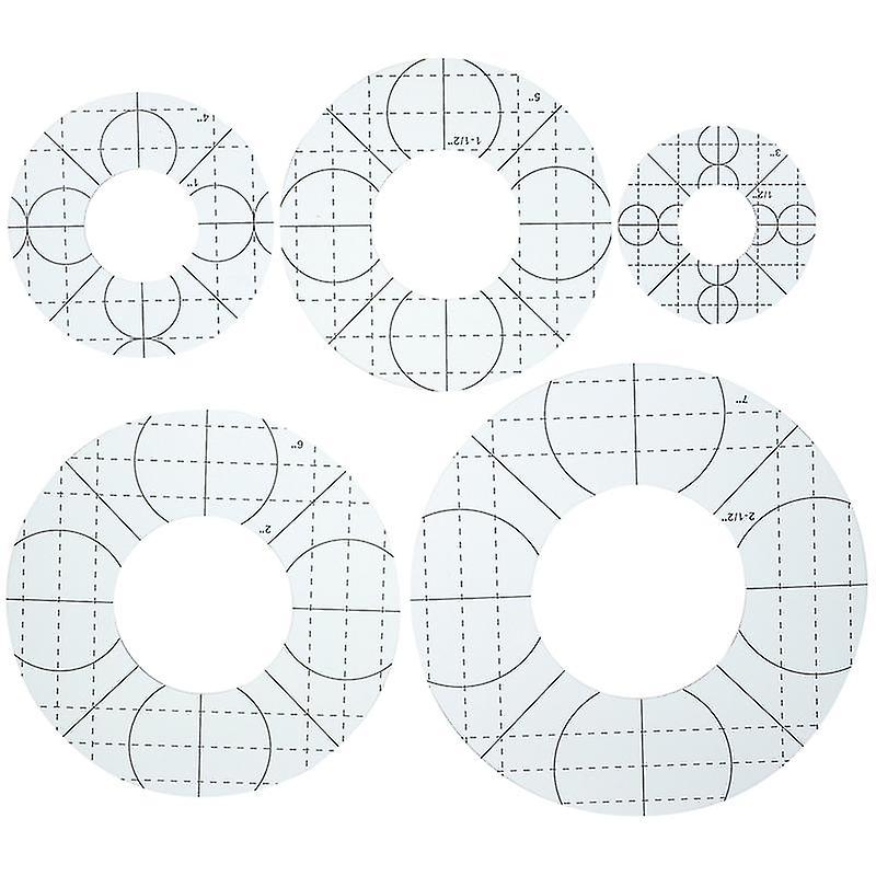 5pcs Patchwork Lineal