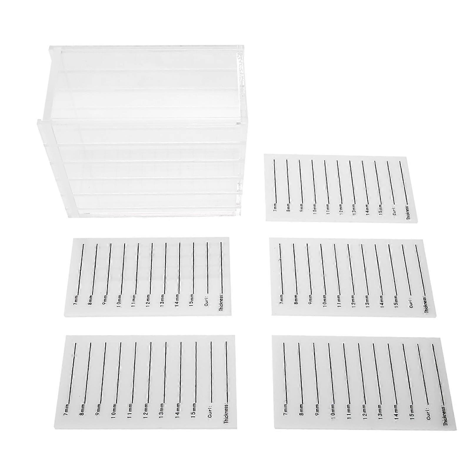 5 Layers Eyelash Extension Storage Box False Eyelash Display Makeup Organizer