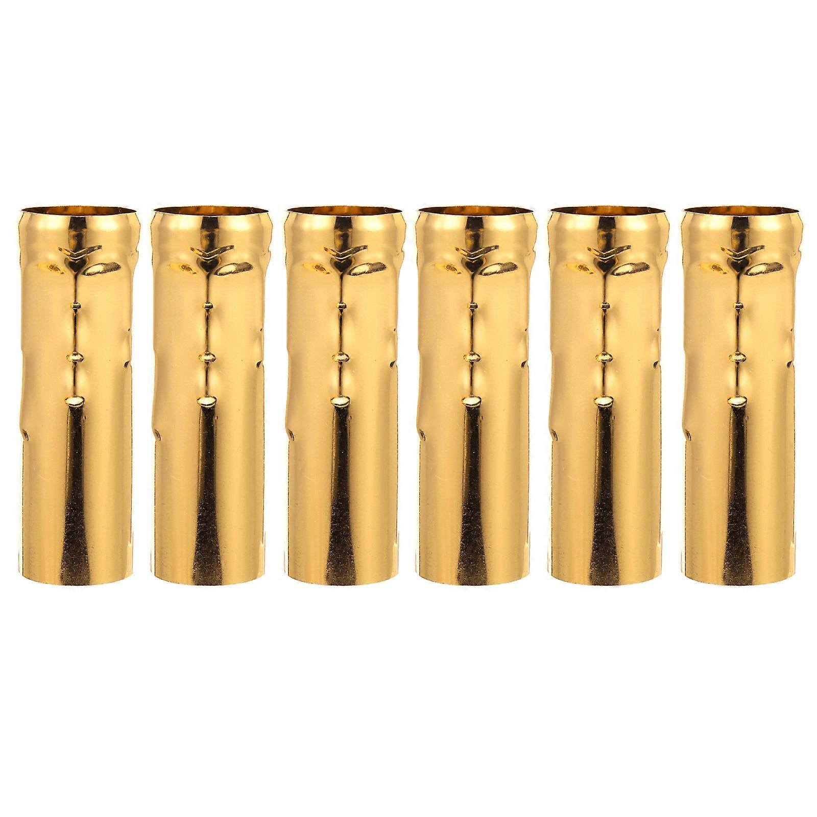 6pcs μανίκια κεριών πολυέλαιου E14 καλύμματα υποδοχών κεριών Καλύμματα βάσεων Candelabra
