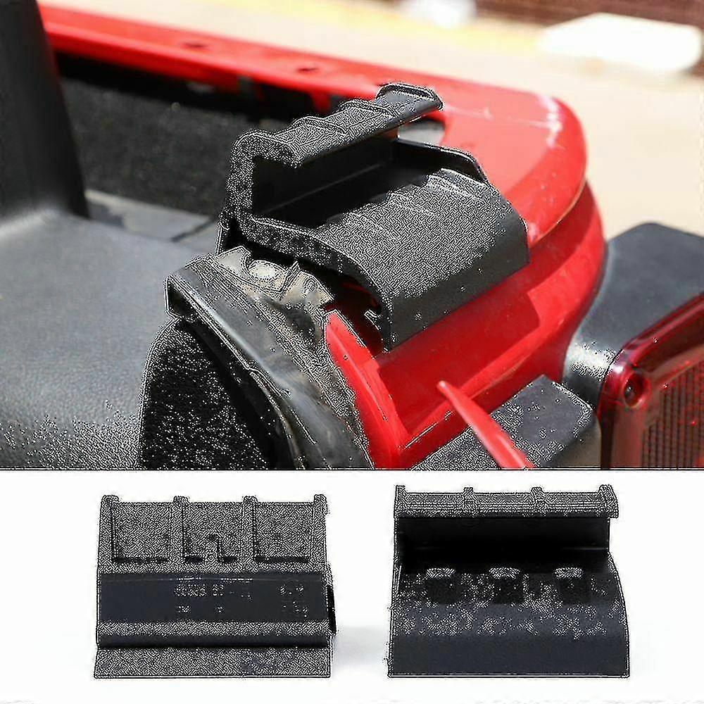 Compatible With 2007-2018 Jeep Wrangler Jk Soft Top Rear Window Retaining Clips