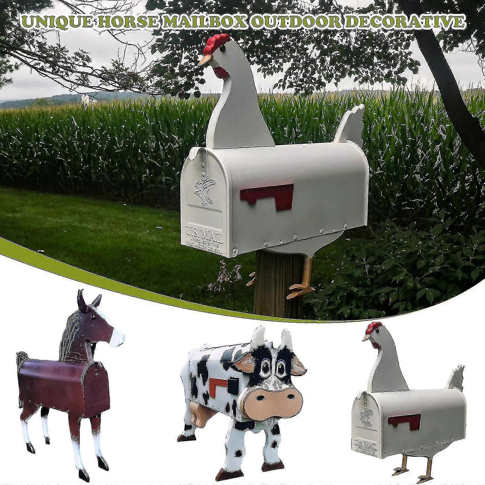Μεταλλικά γραμματοκιβώτια ζώων farm animal γραμματοκιβώτια για και έξω από τον κήπο διακόσμηση