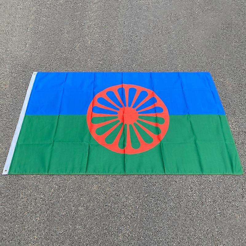Aerxemrbrae Custom Flag - 90*150cm (3x5ft) Rom Gypsy Flag Of The Romani ...