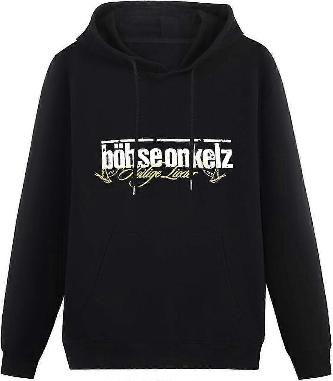Hanorace pentru bărbați Gehasst Verdammt VergTtert 2 BHse Onkelz Hanorac cu glugă cu mânecă lungă Linii netede de înaltă calitate