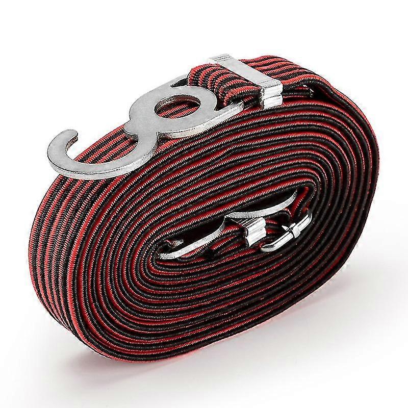 2 Pairs Of Bicycle Trunk Binding Belt Pull Cargo Strap Cycling,red