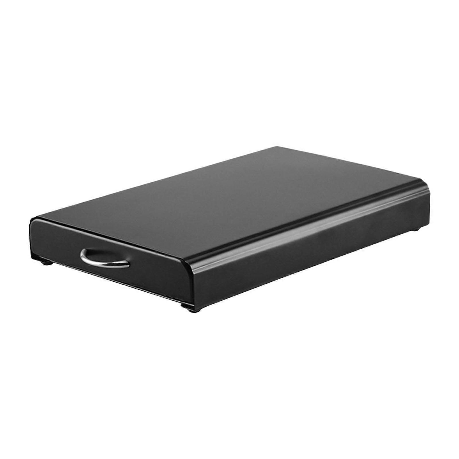 Držák šuplíku na kávu Držák zásuvek Kovový podnos pojme 50 kapslí pro domácí dárky