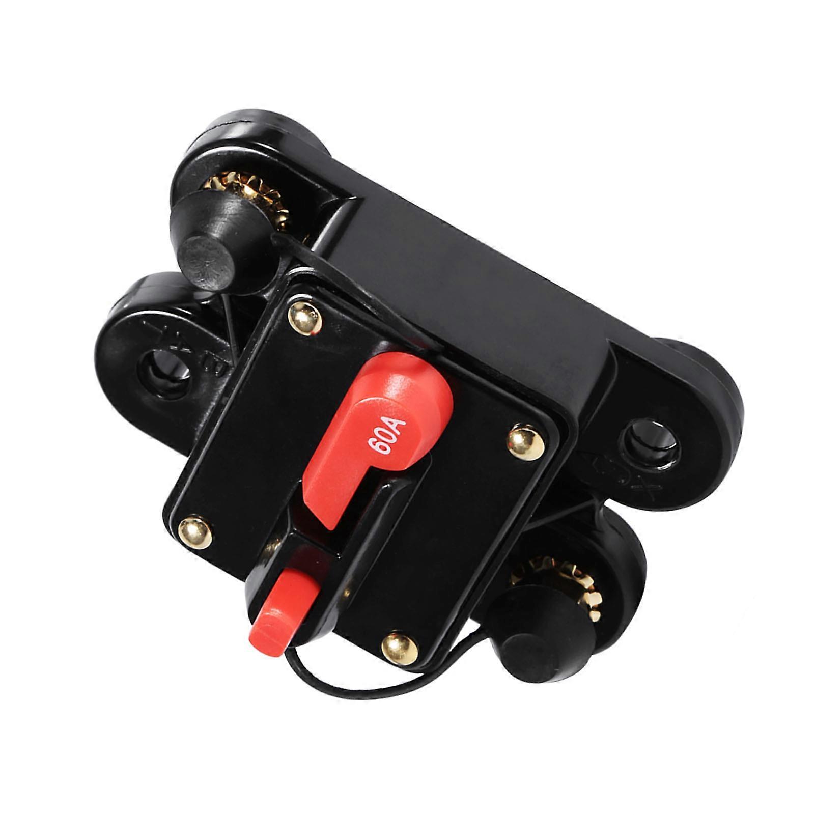 50Amp -100Amp Circuit Breaker Reset Fuseholder Car Boat Fuse Holder Waterproof 12-24V New 60A