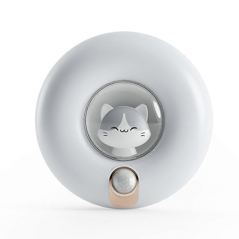 Circle cat human body induction light, LED night light