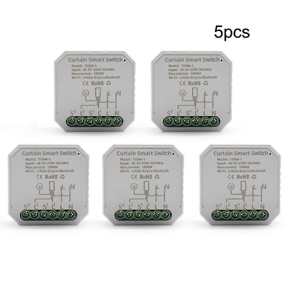 Tuya AC 85-250V 220V Mini Smart Switch WiFi Wireless Home DIY Curtain Control Switches Support Alice Alexa Google Assistant