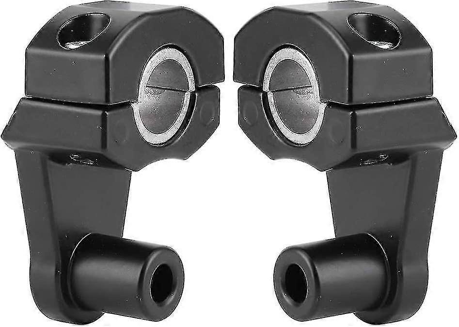 Handlebar Riser Bracket, 2pcs 22mm/28mm Universal Pivoting Motorcycle Handlebar Riser Bracket Clamp Cnc Aluminum Handlebar Risers(2pcs