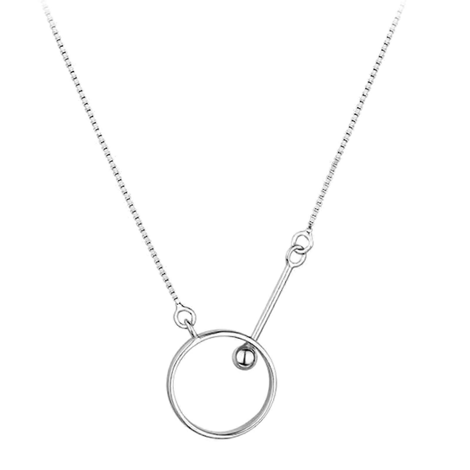 Round Ring Net Red Temperament High-end Design Sense All-match Long Necklace