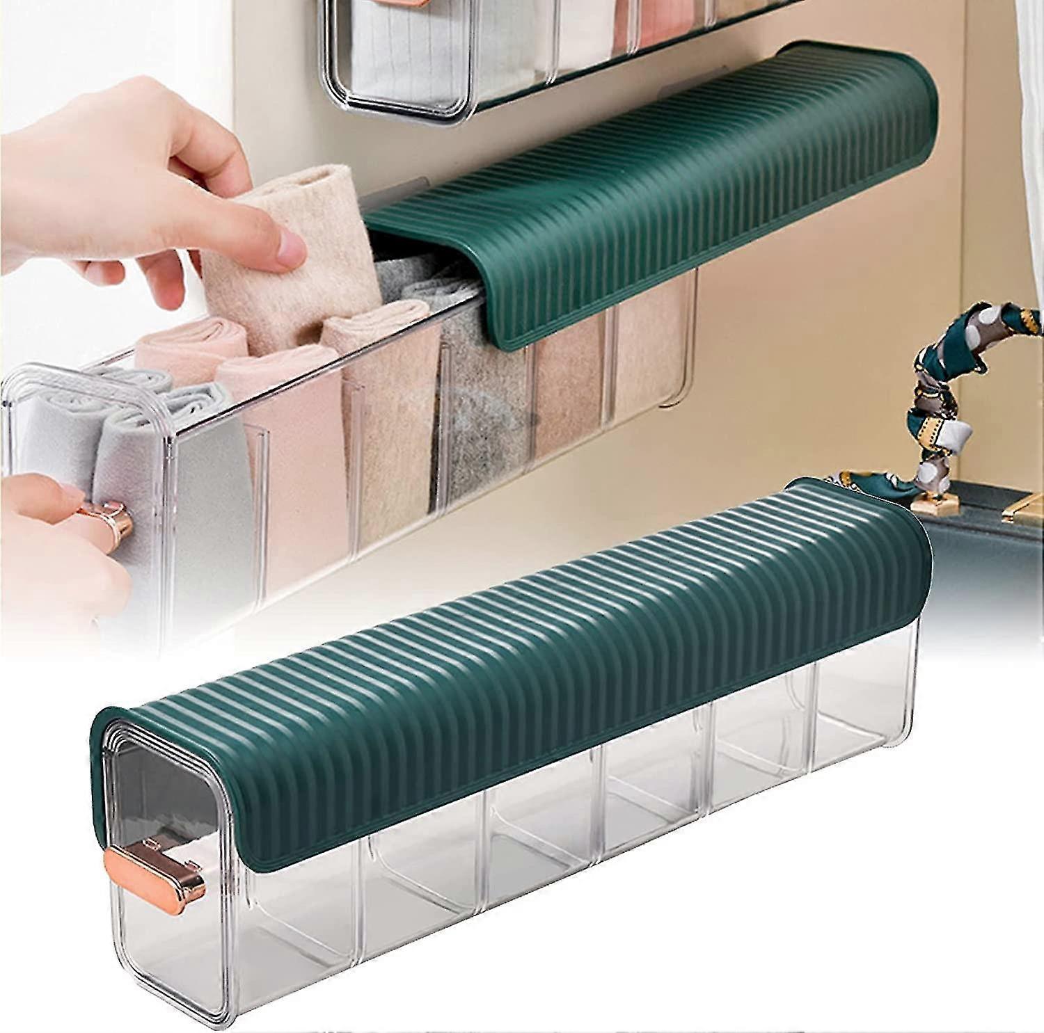 Underwear Storage Box Wall Mount Drawer Organizer For Socks Data Cable