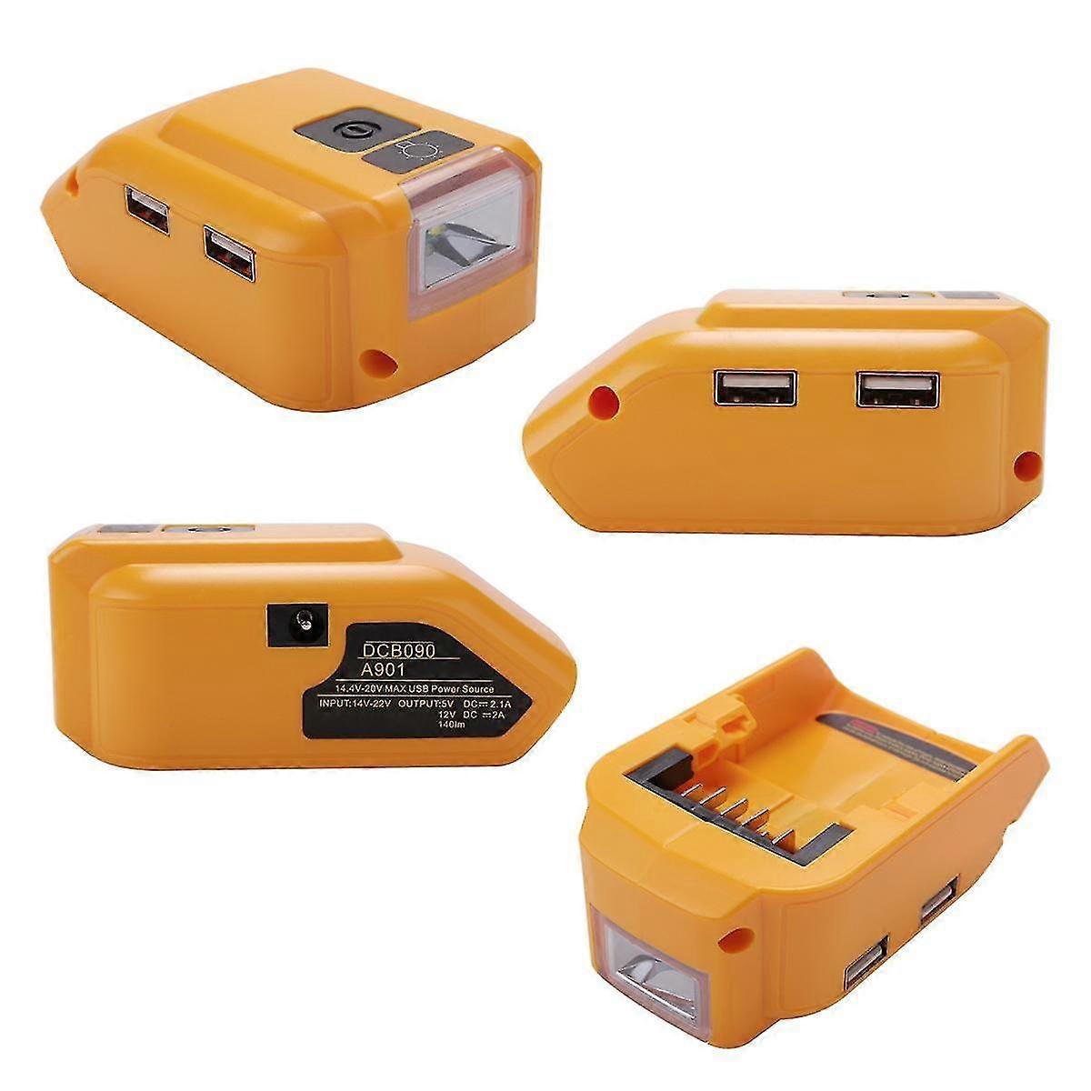 DCB090 Battery Adapter DCB090 Power Source Charger Converter for 18V 20V Max Lithium Battery with D