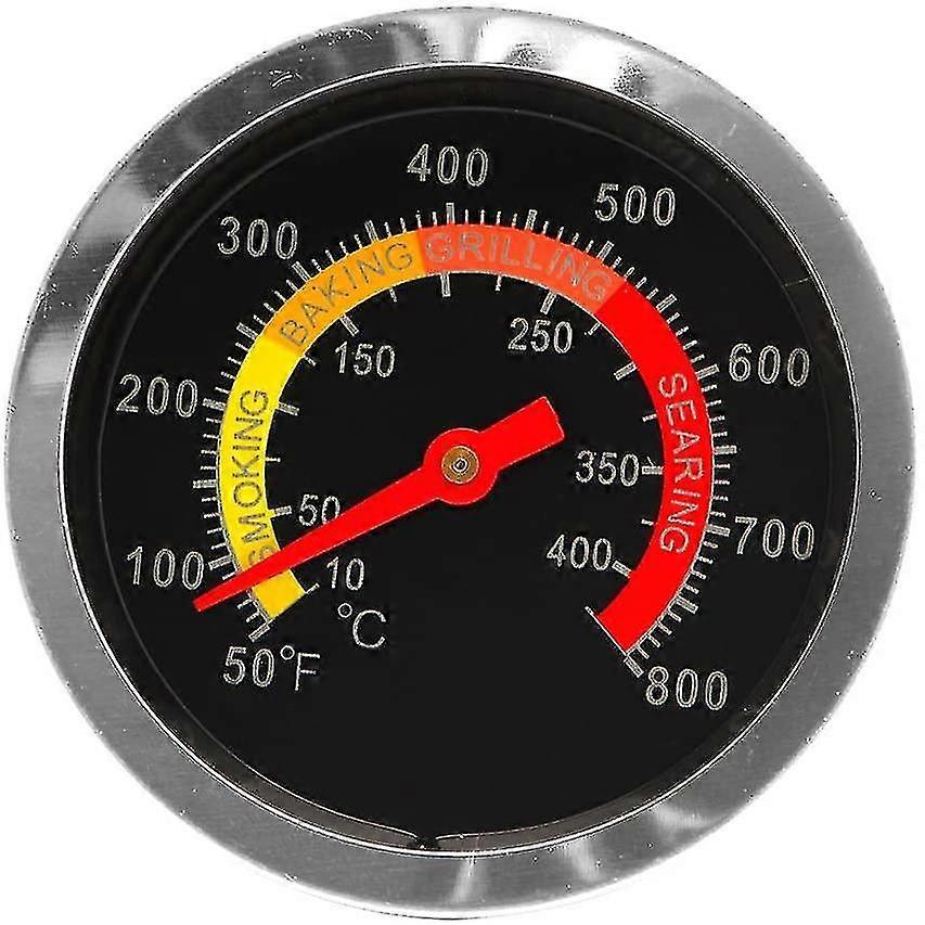 Rustfritt stål Bbq Grill Røyker Grill Termometer Tw