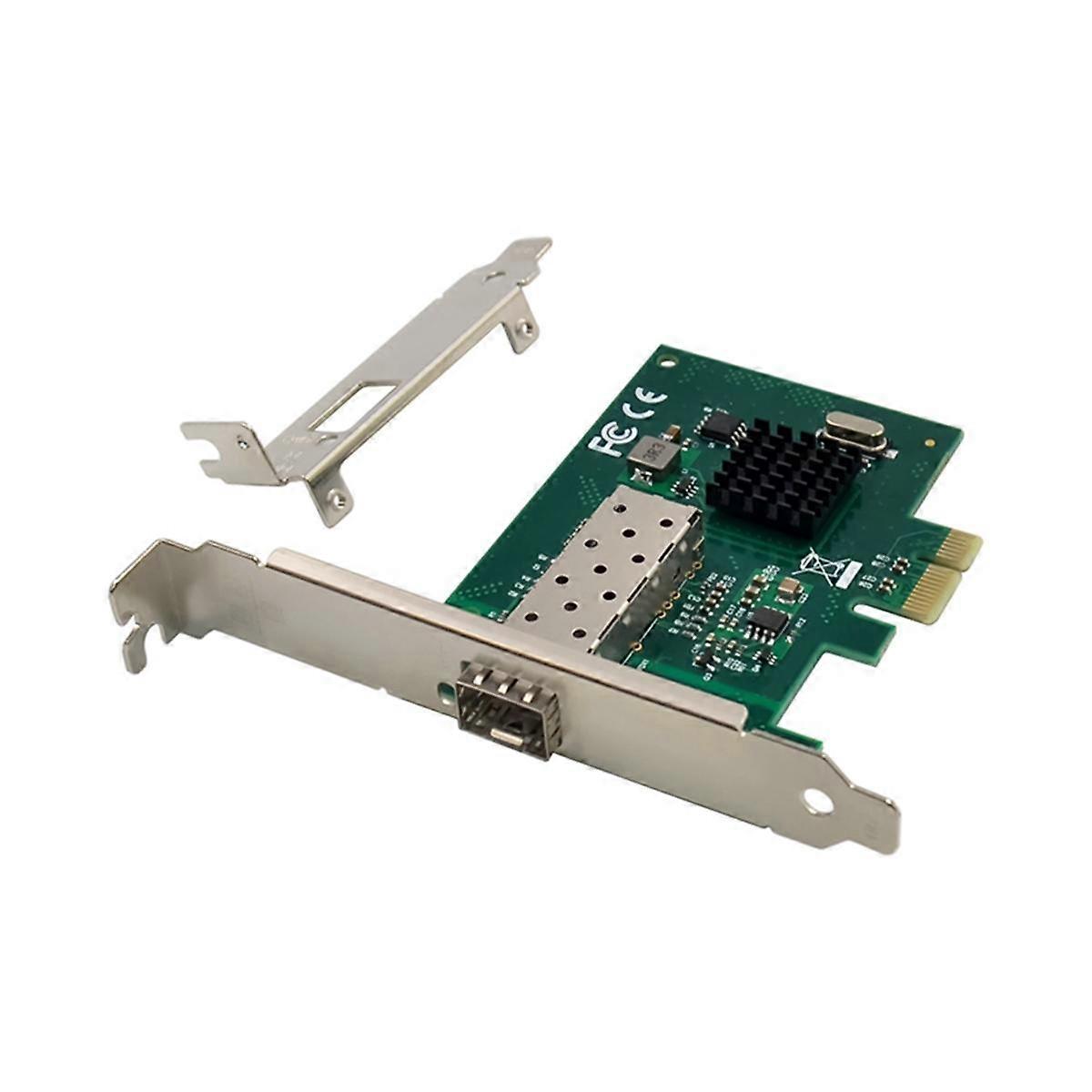 PCIE X1 Gigabit Network Card PCI-Express Riser Card BCM5720 Single Optical Port Gigabit Fiber Serve