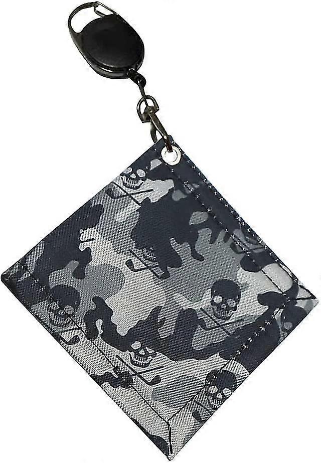 Dhrs ポータブルゴルフボールタオルクリーナーゴルフボールクリーニングタオル 格納式クリップ付き