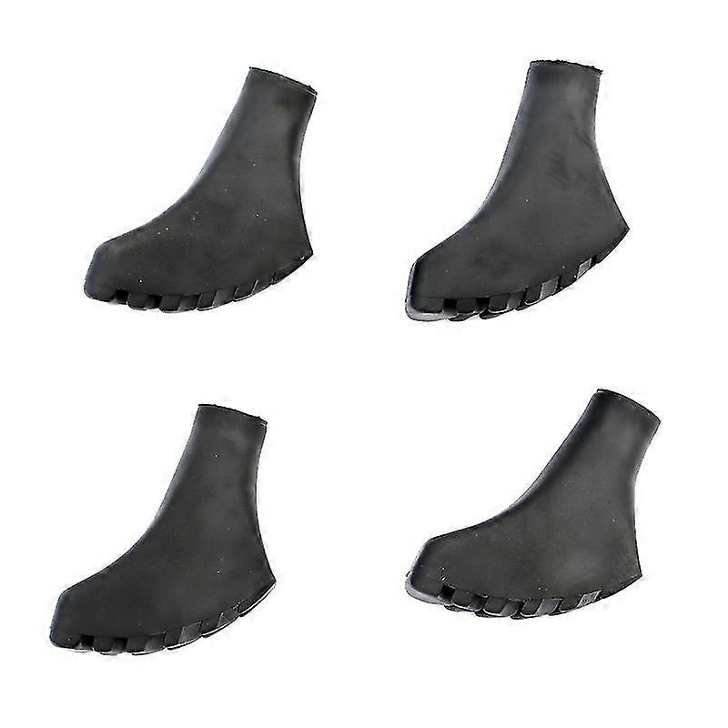 Yaju Pack Of Extra Durable Rubber Replacement Tips (replacement Feet/paws/ferrules/caps) For Trekking Poles - Fits All Standard Hiking And Walking P