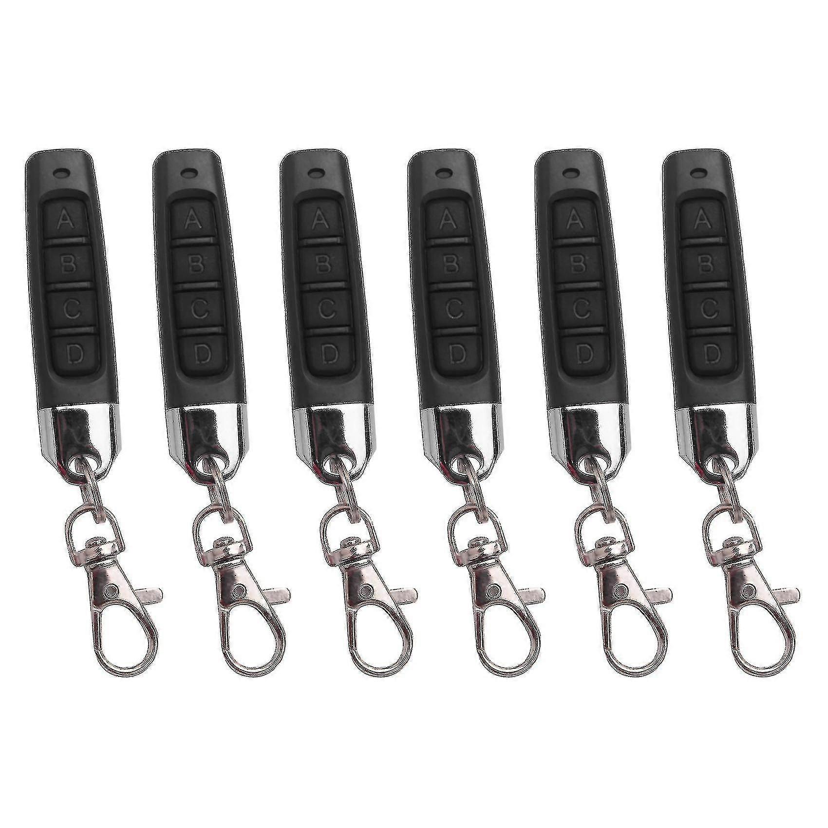 6x 433mhz Remote Control Garage Gate Door Opener Remote Control Duplicator Clone Cloning Code Car K -z