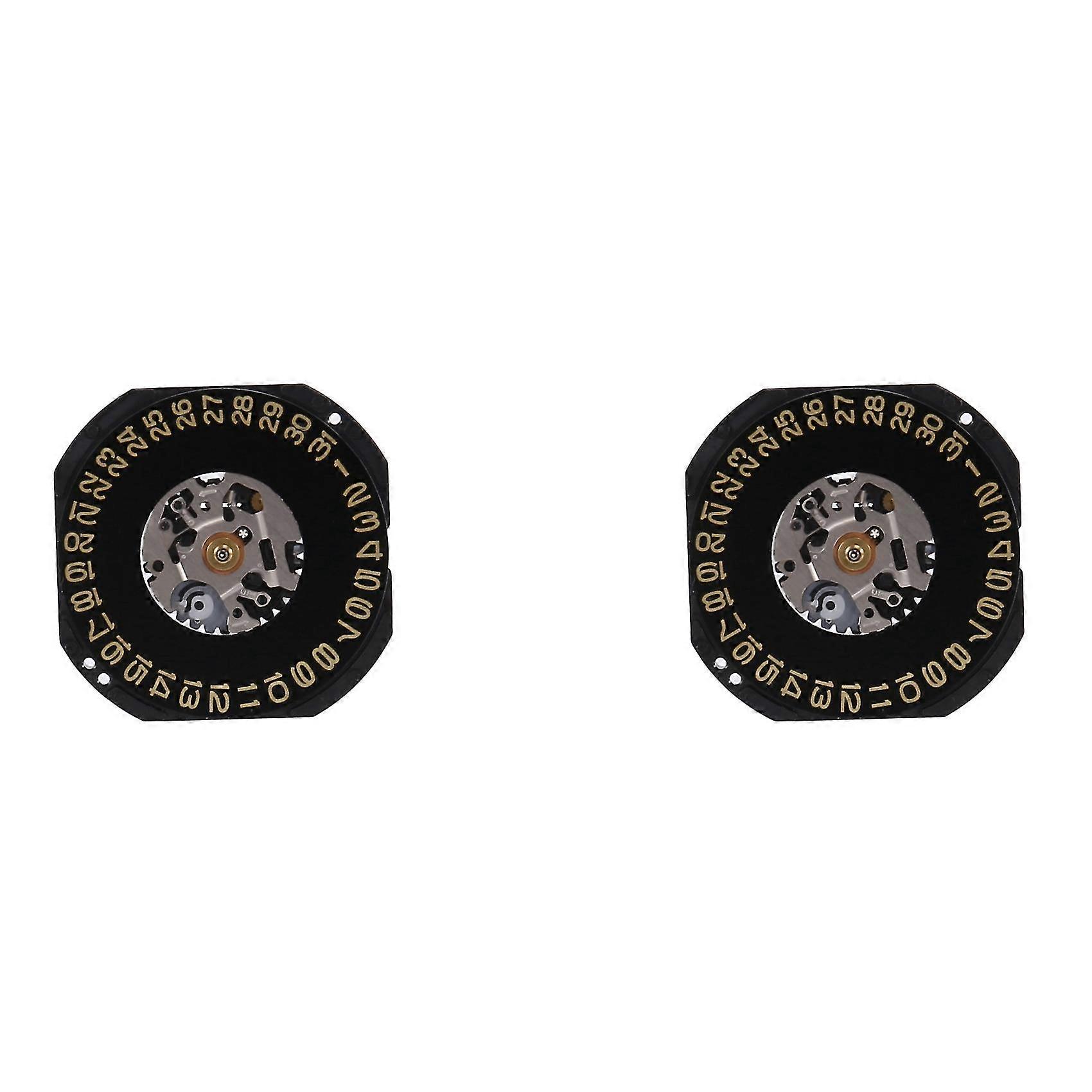 4x Quartz Watch Movement Vx42 Vx42e Date At 3'/4.5' Without Battery Watch Repair Parts Accessories
