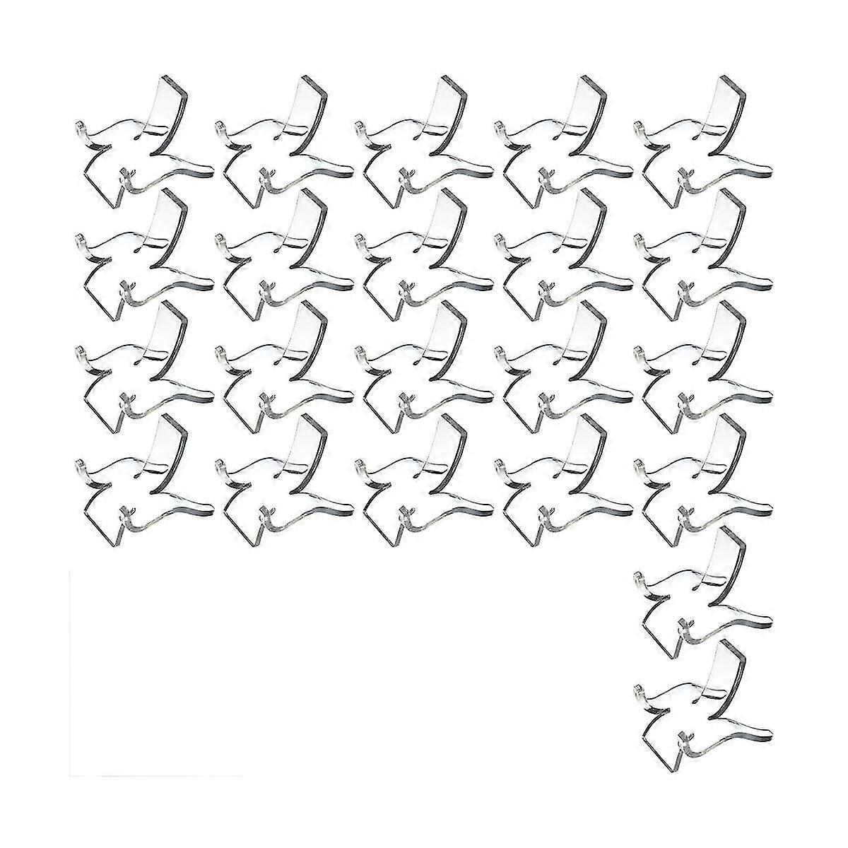 24 Pcs Rock Display Stand, Small Acrylic Stand Small Display Stand For Painted Rocks Geodes Rock Mi