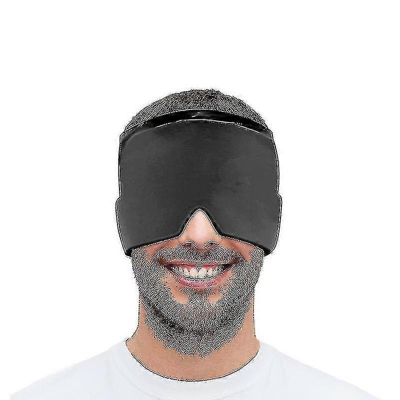 Headache Migraine Relief Hat Black-