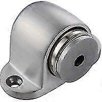 Brushed Metal Floor Mounted Magnetic Door Stopper