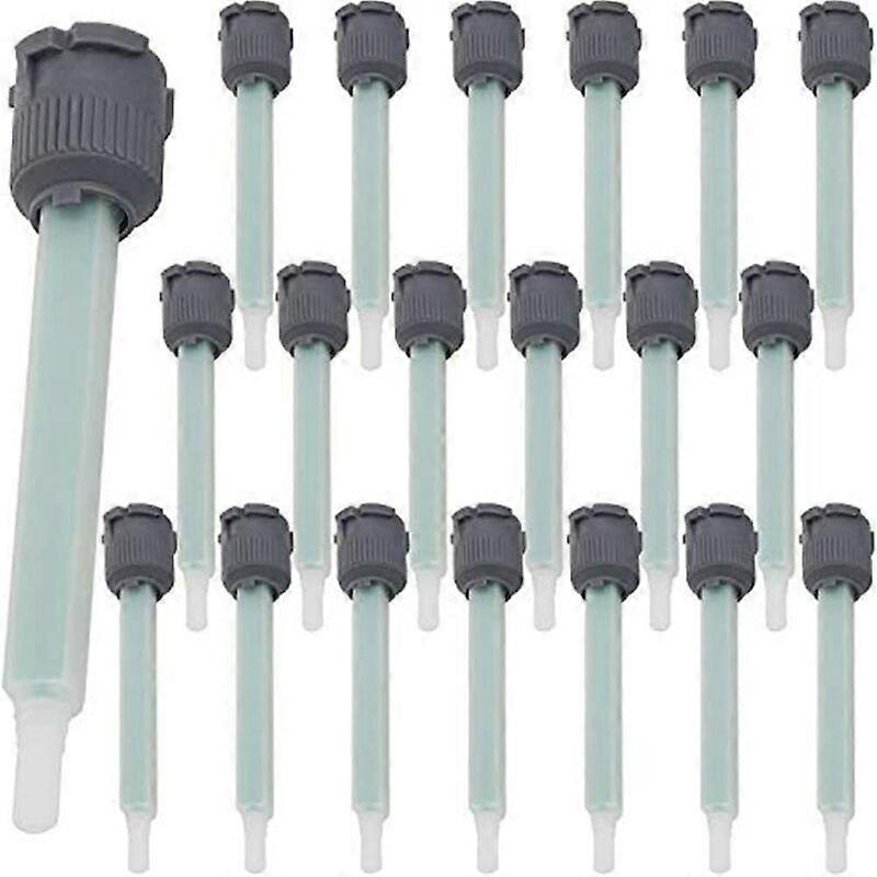 20pcs Epoxy Mixing Nozzles for 50ml AB Glue Gun Application Ratio 1:1(90mm)
