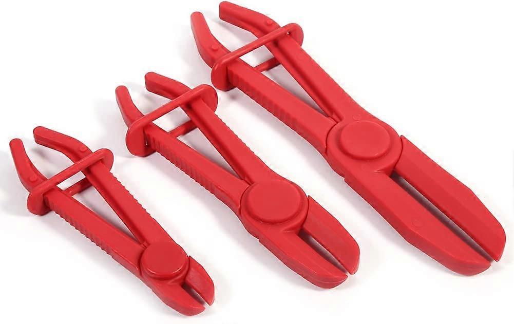 3Pcs Pipe Clamp Set, Nylon Hose Line Clamp Tool Set