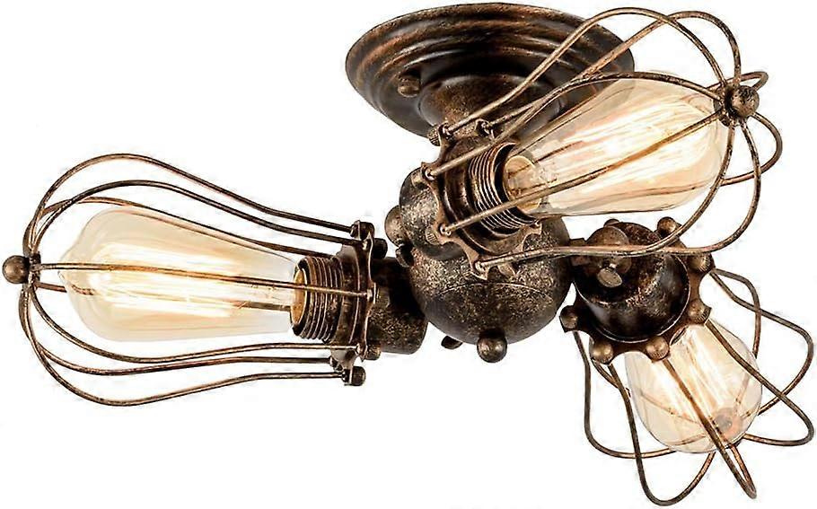 Vintage Ceiling Light Industrial,Chandeliers Adjustable(No Bulb)