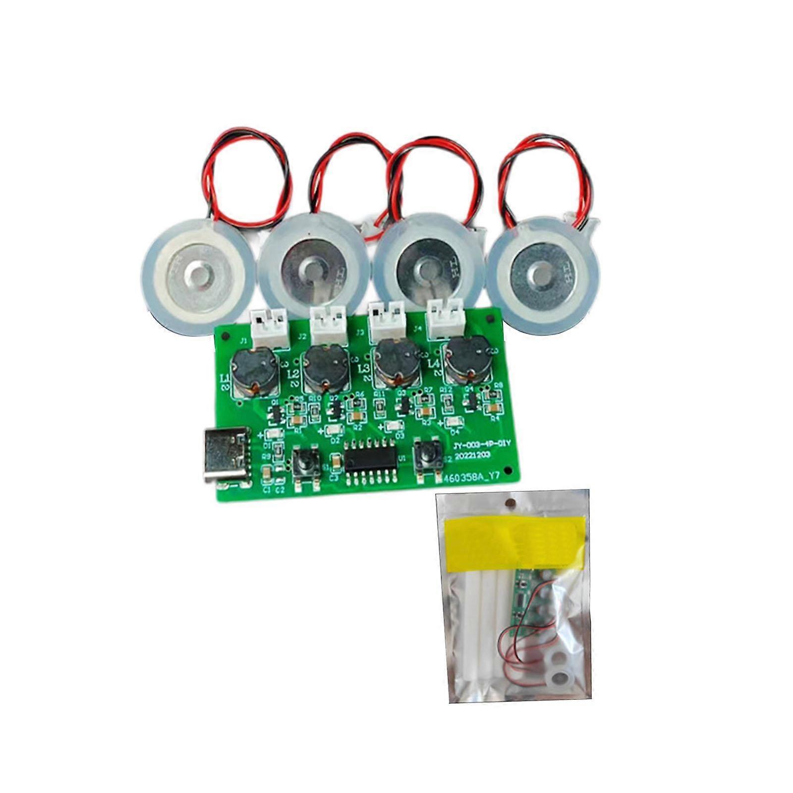 USB Humidifier Module 5V DIY Experimental Equipment 4 Sprayer USB Spray Module Style A