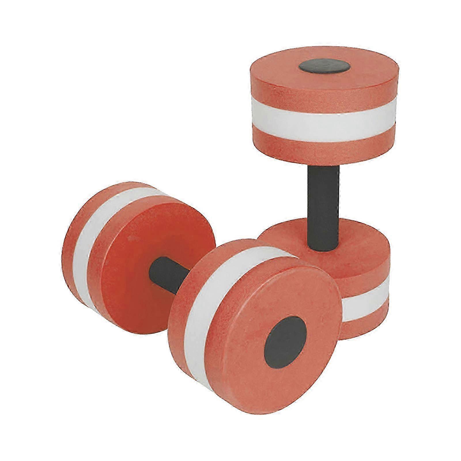 1 Pair Aqua Fitness Barbells Foam Dumbbells Hand Bars Pool Resistance Exercise