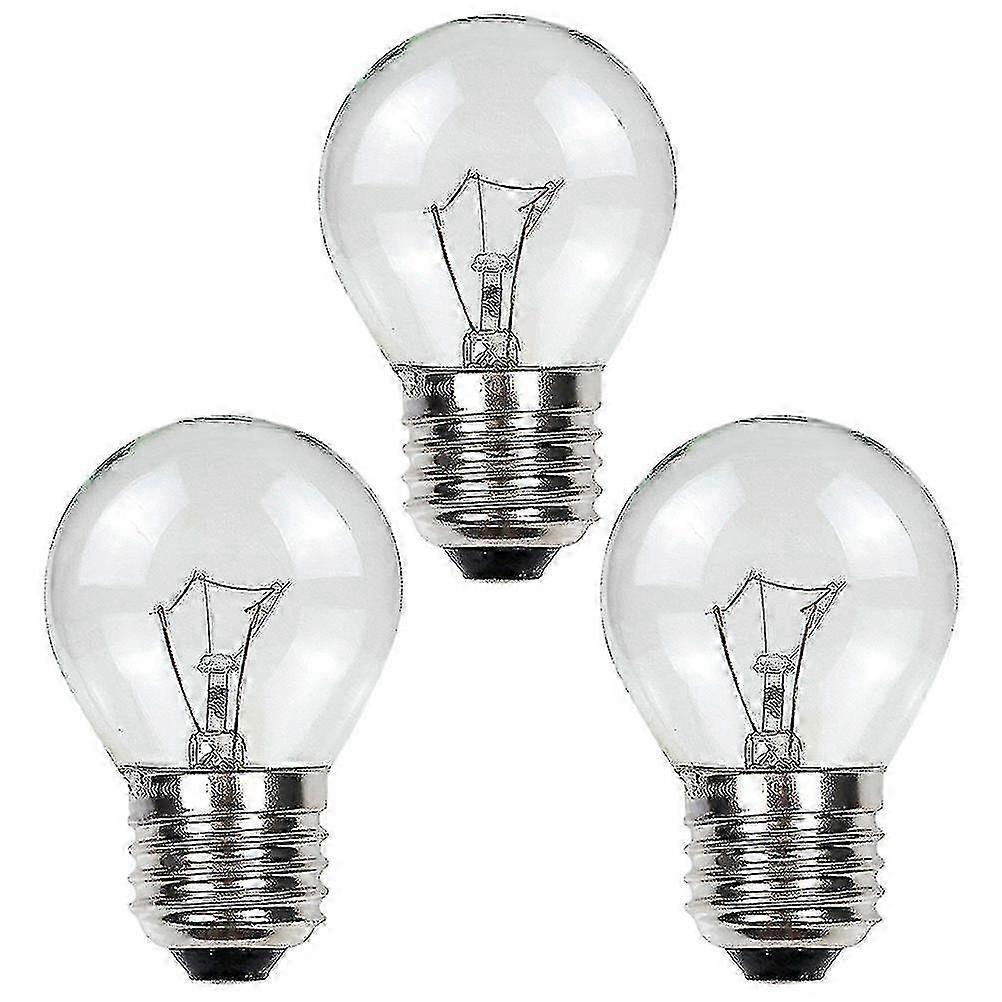 3kpl E27 40w Mikroaaltouuni Lamppu VaihtoLaite Lasi Lamppu