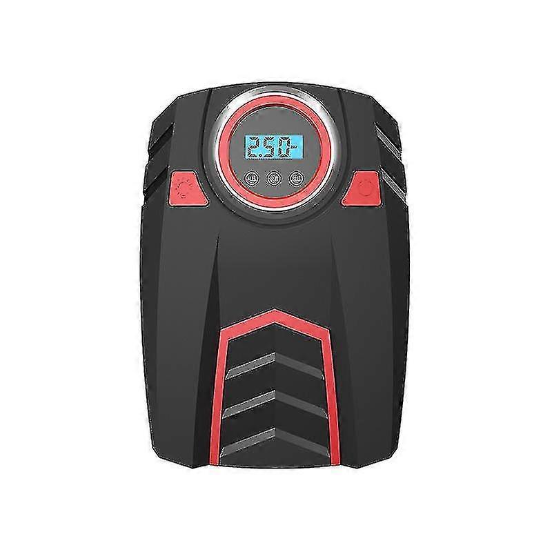 Power Reifenpumpe 12v Luftkompressor mit digitalem Manometer, Autoluftpumpe mit LED-Licht, automatische Abschaltung DC-Reifenfüller für Auto, Fahrräder, Bälle und Sonstiges