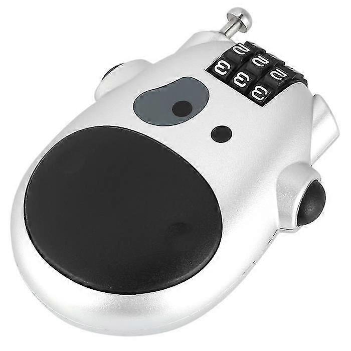 Baby Lock Stroller Pram Lock 3-digit Combination Code Safety Bicycle Silver TAO