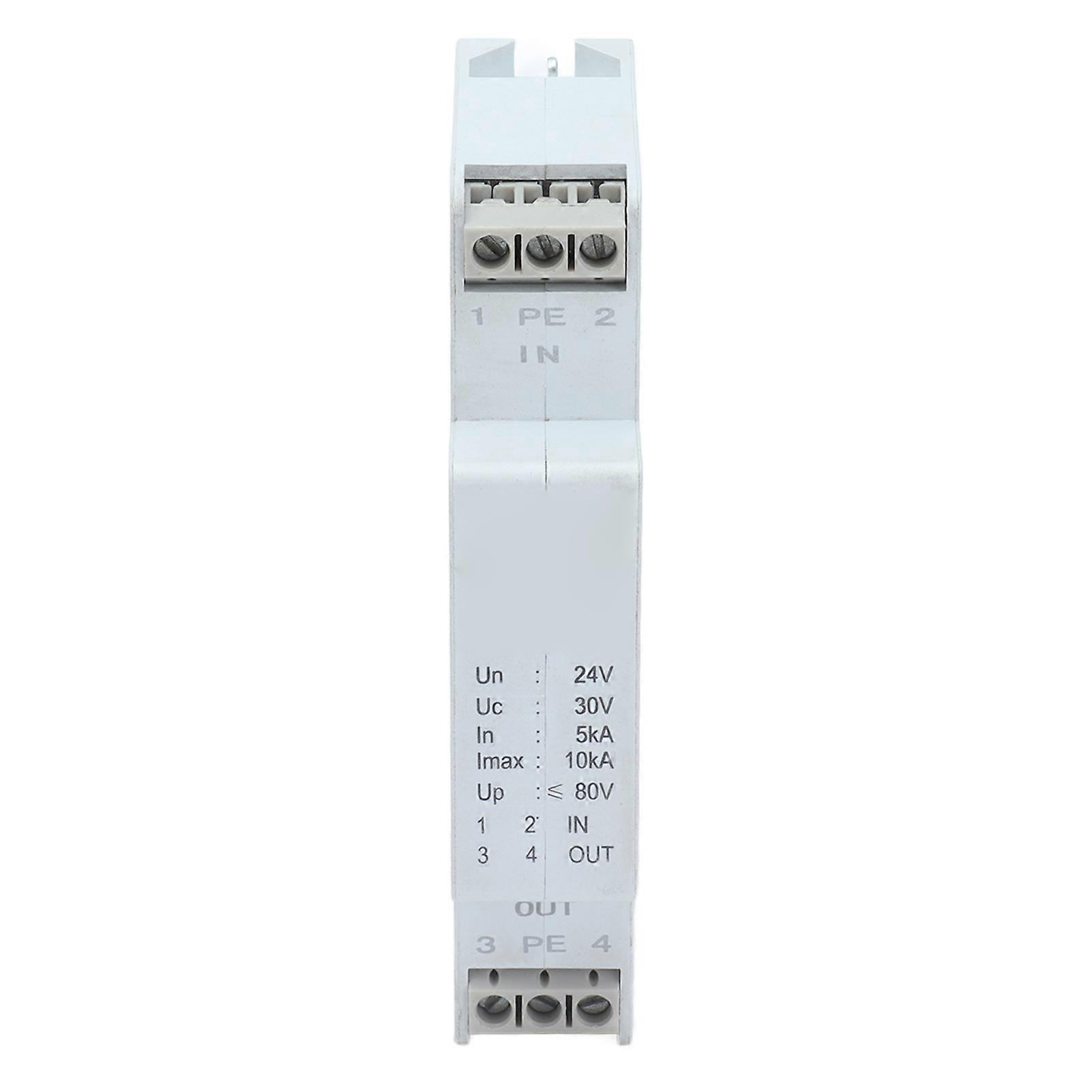Surge Protective Device Voltage Protection Arrester Signal Lightning Protector 24V DC