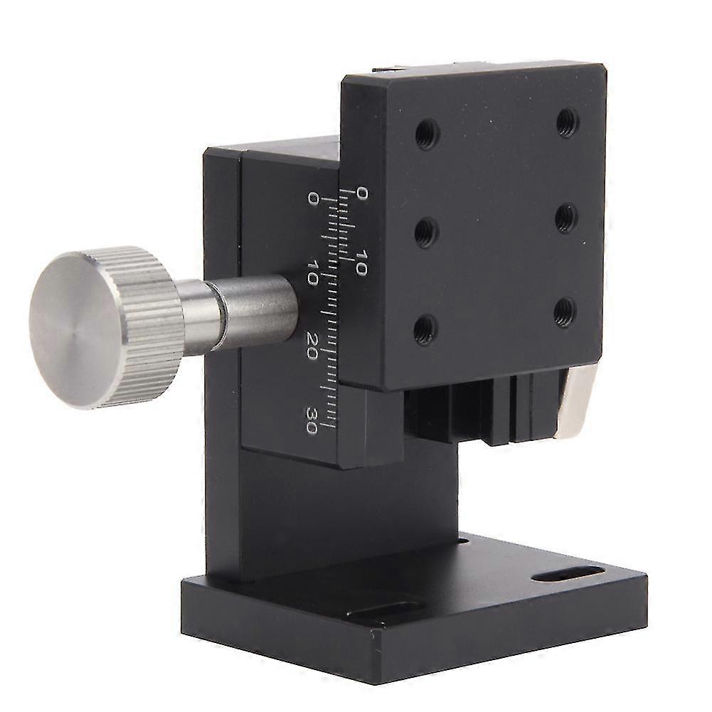 40x40mm High Accuracy Adjustable Manual Z Trimming Platform Gear Guide Lifting Stage