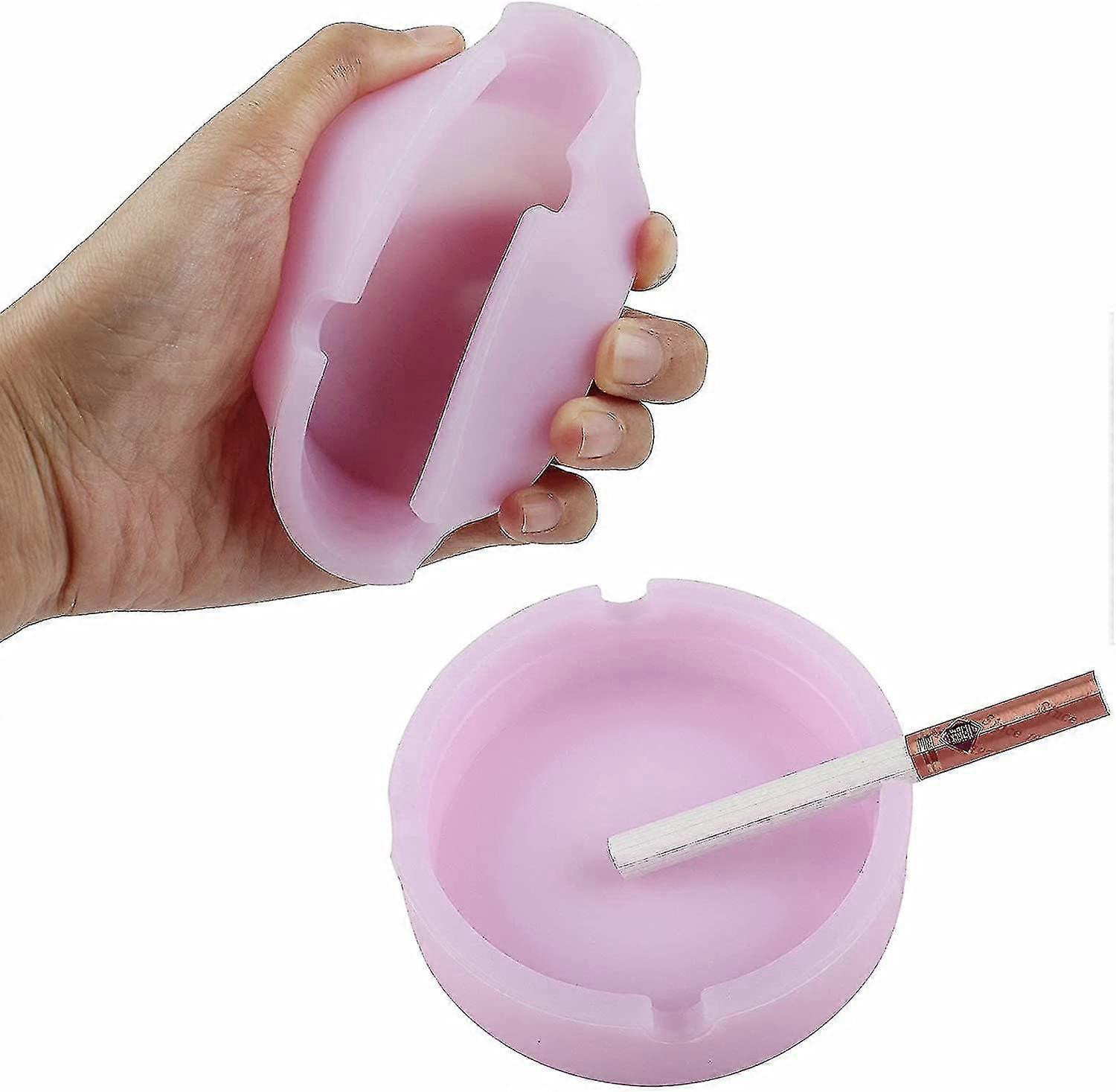 3 Pack Luminous Silicone Ashtraypremium Silicone High Temperature