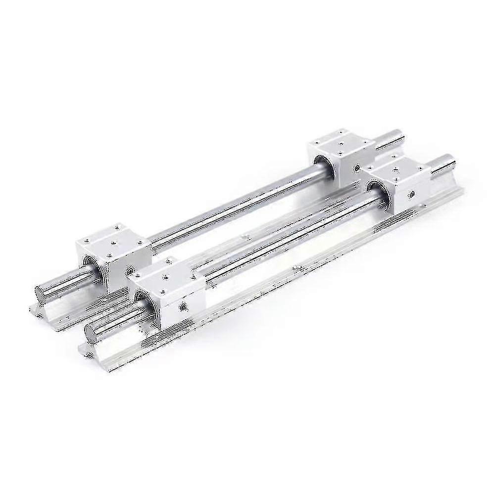 Vorallme 2pcs Sbr16 400mm Cylindrical Guide--