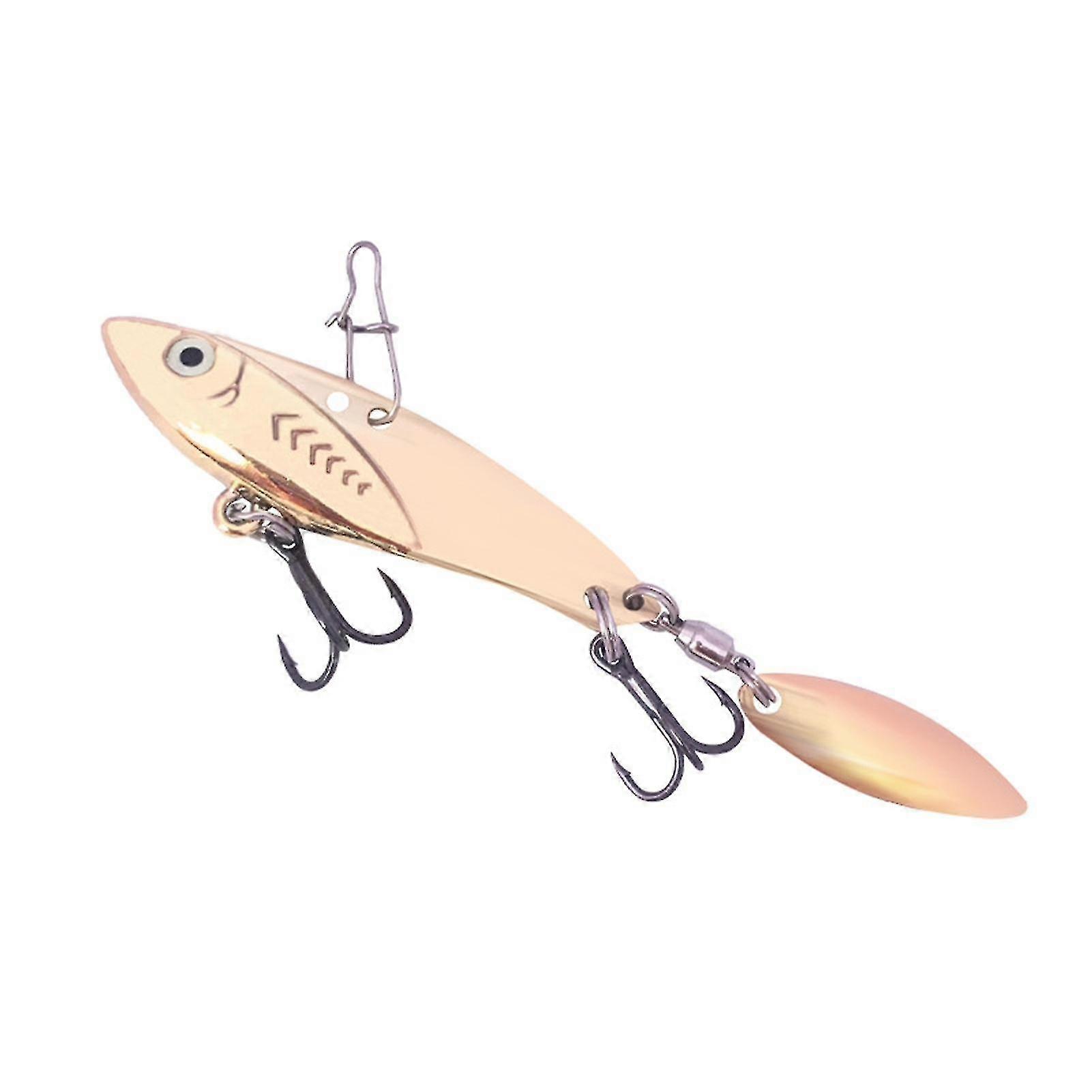 Fishing Bait Vivid Mirror Polished Metal Tip Point Barb Design Artificial Bait For Angling