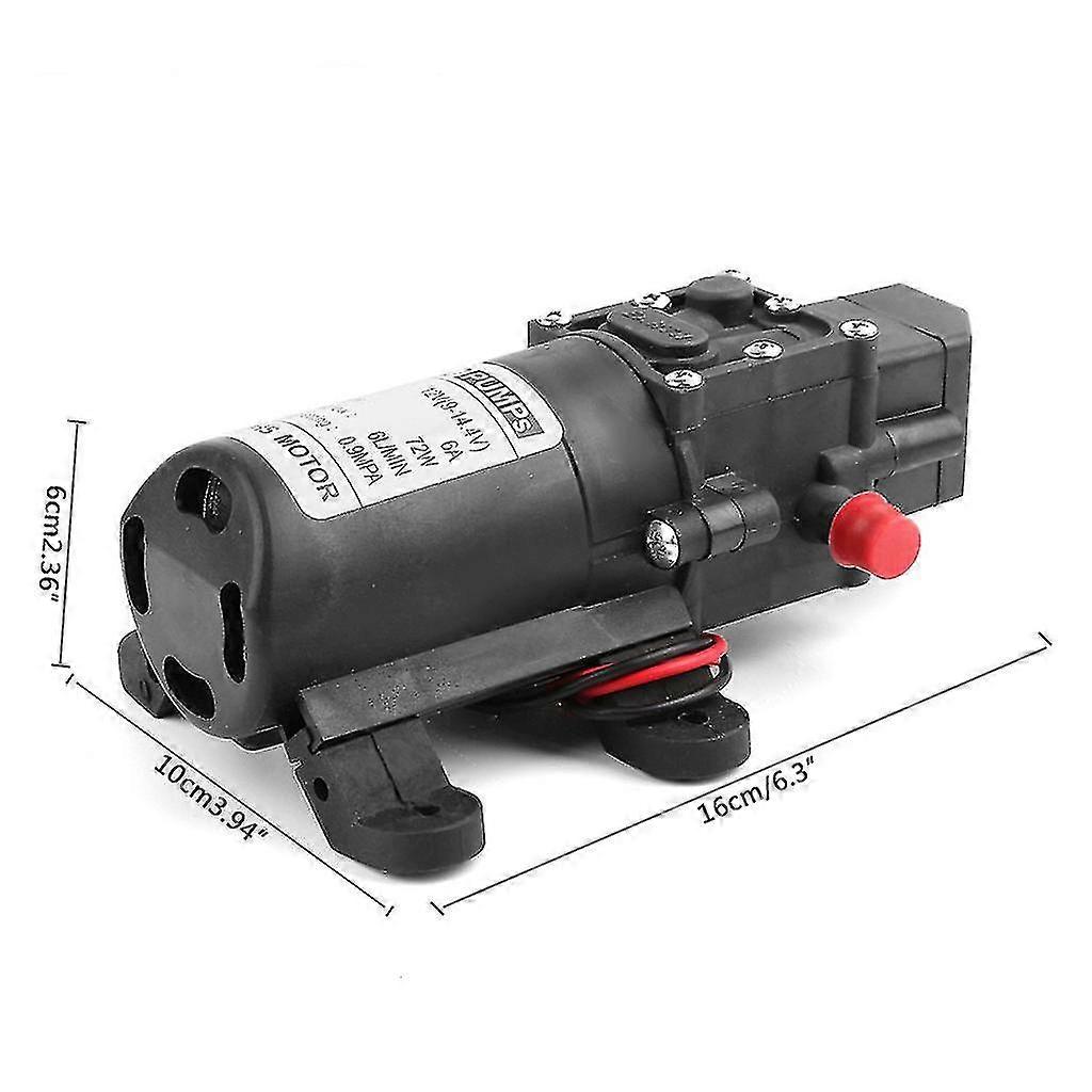 12v 72w High Pressure Micro Diaphragm Water Pump Automatic Switch Smart Type