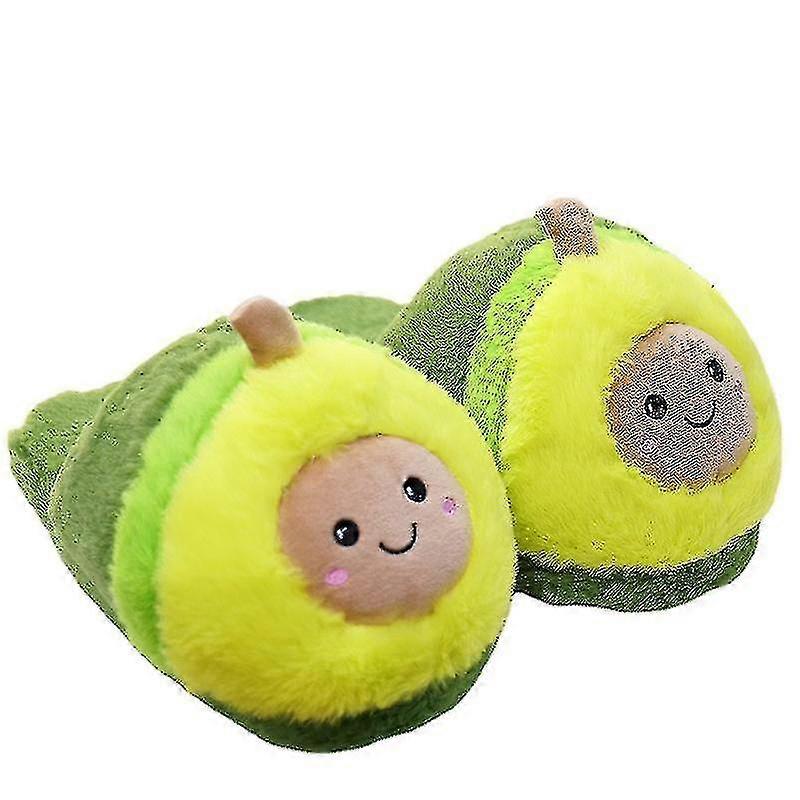 Cartoon Avocado Plush Slippers Slippers O
