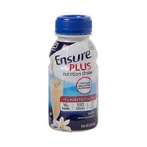 Abbott Nutrition Ensure Plus 营养奶昔香草味,6 包