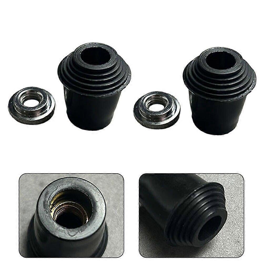 Enhance Your Drumming Experience with High Quality Rubber Feet Tip 2Pcs