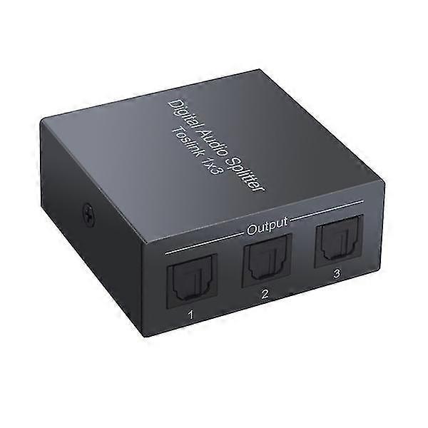 YH 1x3 Spdif Toslink Optical Digital Audio Splitter